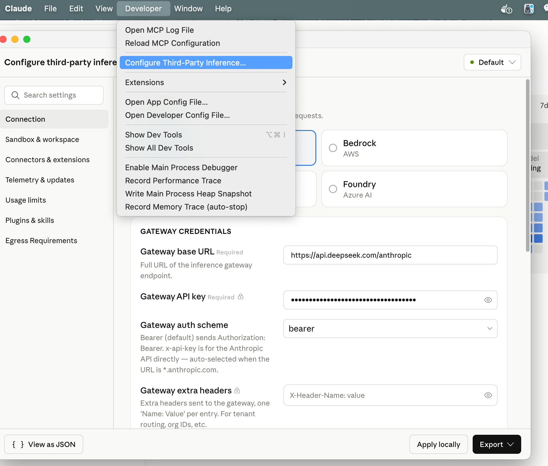 Configure base_url